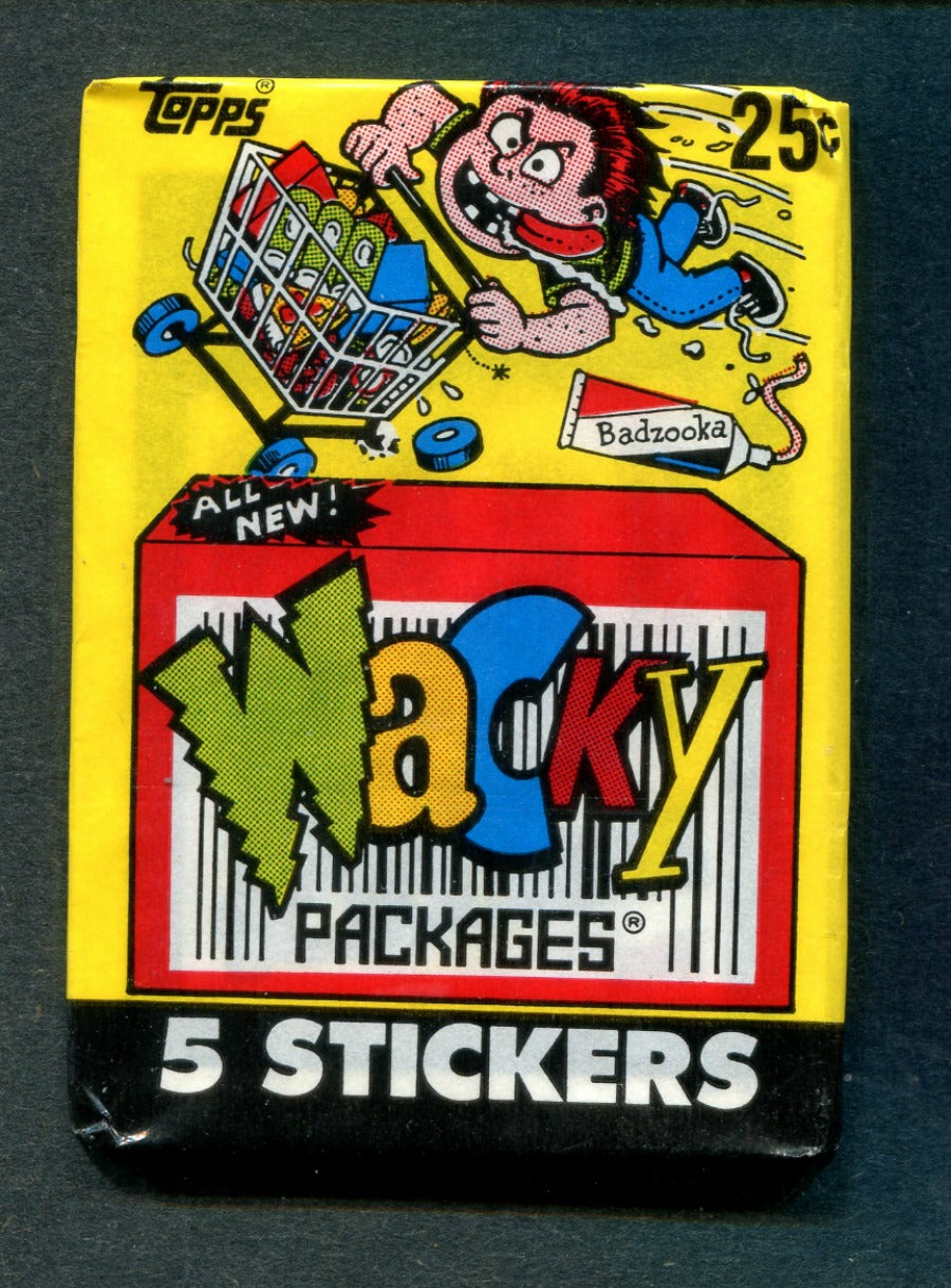 1991 Topps Wacky Packages Unopened Wax Pack