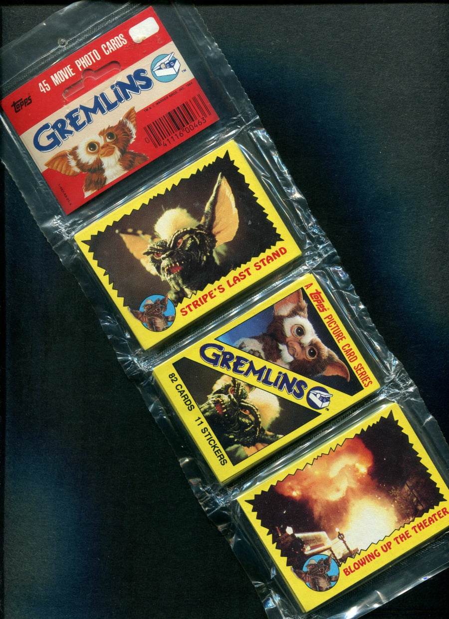 1984 Topps Gremlins Unopened Rack Pack