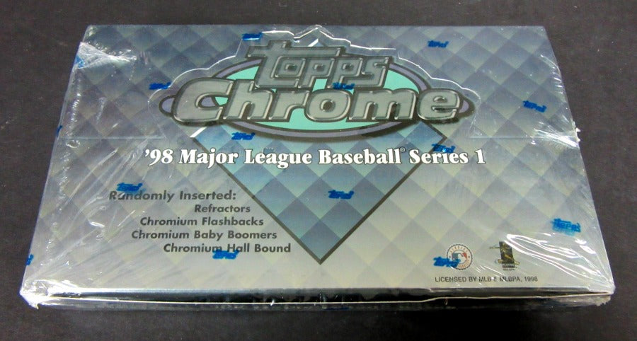 1998 Topps Chrome Baseball Series 1 Box (Retail)