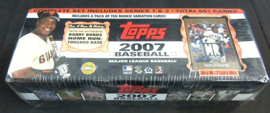 2007 Topps Baseball Factory Set (HTA) (Bonds HR Base)