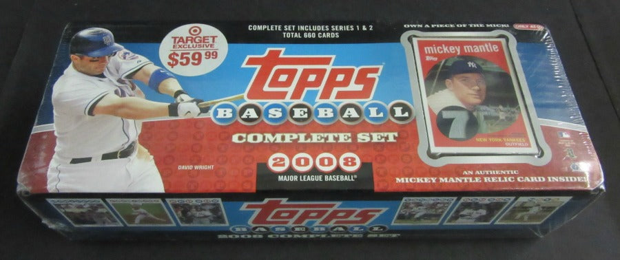 2008 Topps Baseball Factory Set (Target) (Mantle Relic)