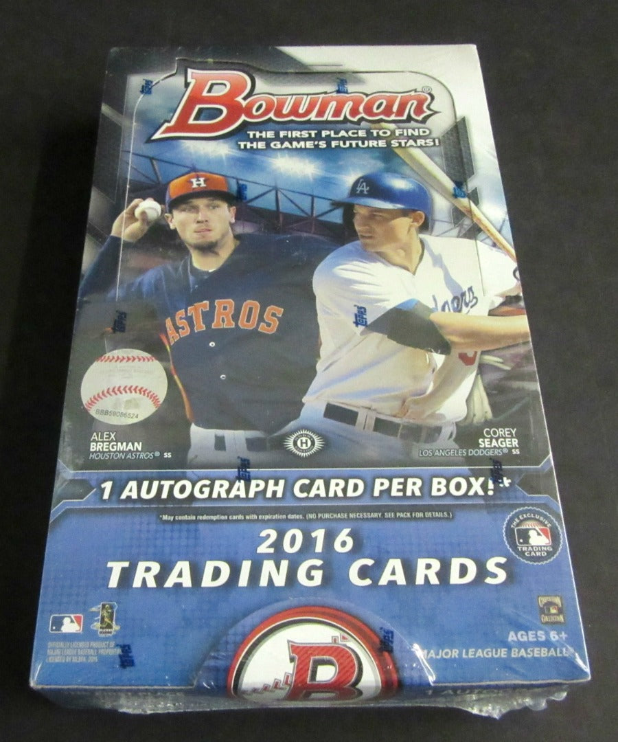 2016 Bowman Baseball Box (Hobby) (24/10)