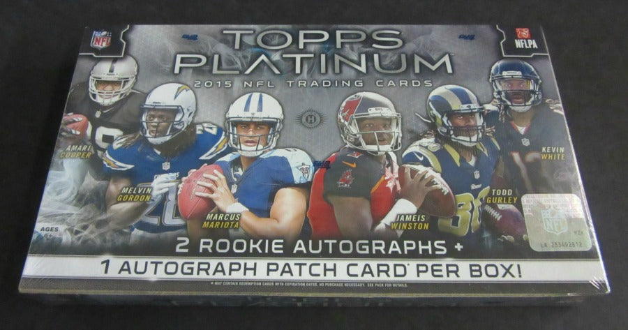 2015 Topps Platinum Football Box (Hobby)