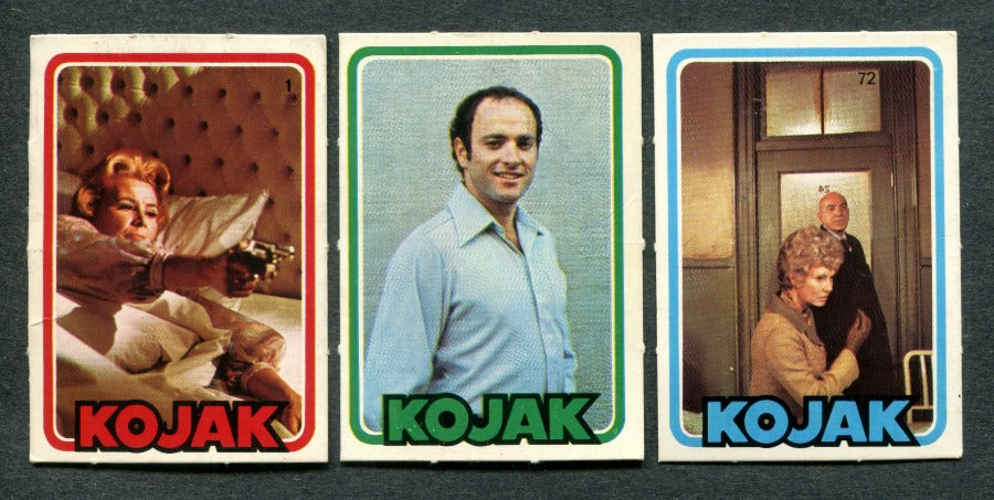 1975 Monty Kojak Complete Set (Puzzle Back) (72) NM NM/MT