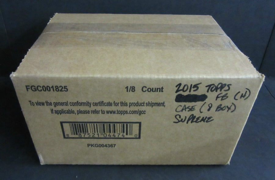 2015 Topps Supreme Football Case (Hobby) (8 Box)