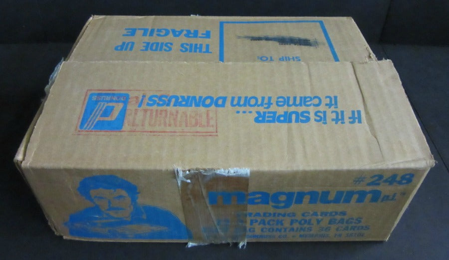1983 Donruss Magnum P.I. Rack Case (72 Racks)