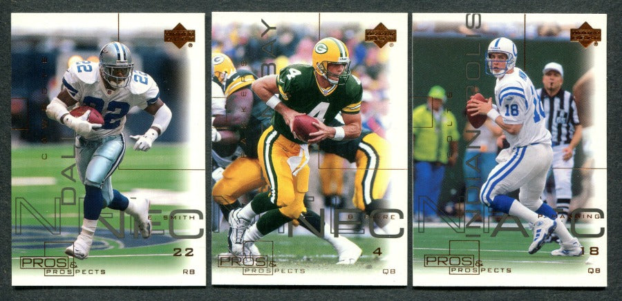 2000 Upper Deck Pros & Prospects Football Base Set (84)