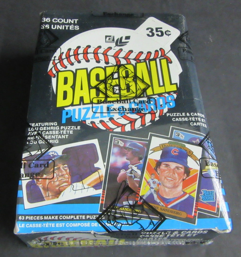 1985 Donruss Leaf Baseball Unopened Wax Box (FASC)