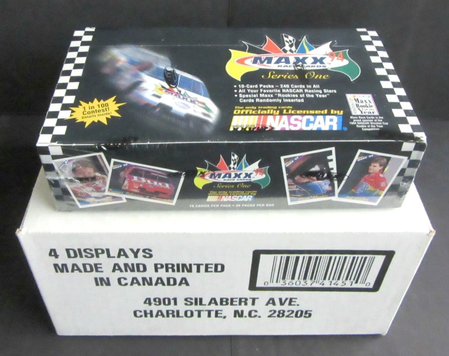 1994 Maxx Series 1 Racing Race Cards Case (4 Box)