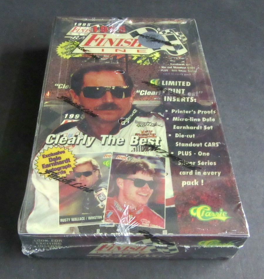 1995 Classic Finish Line Racing Race Cards Box