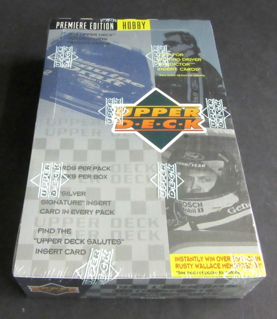 1995 Upper Deck Series 1 Racing Race Cards Box (36/10) (Hobby)