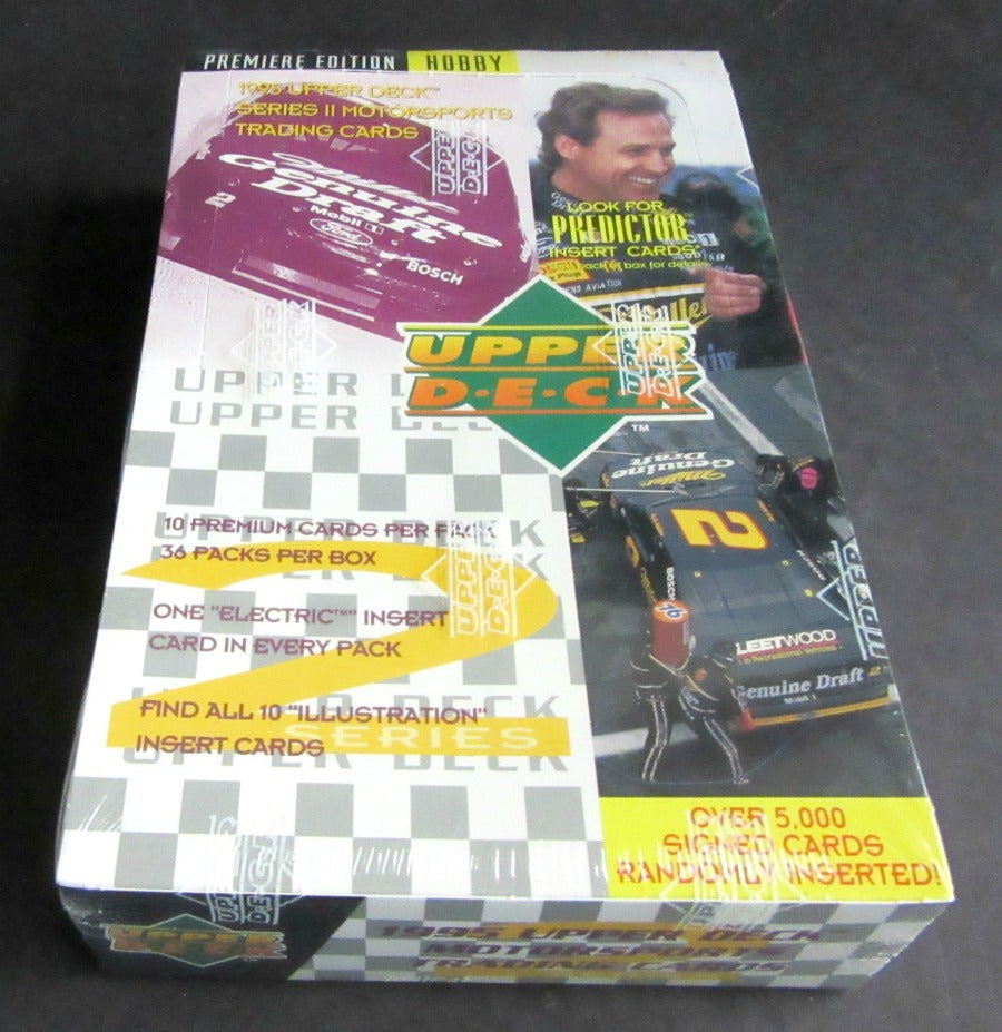 1995 Upper Deck Series 2 Racing Race Cards Box (Hobby)