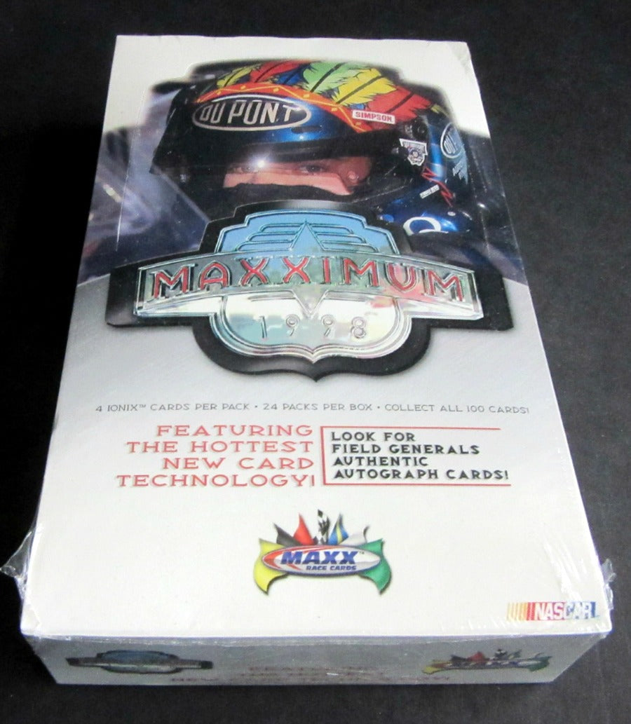 1998 Upper Deck Maxx Maxximum Racing Race Cards Box