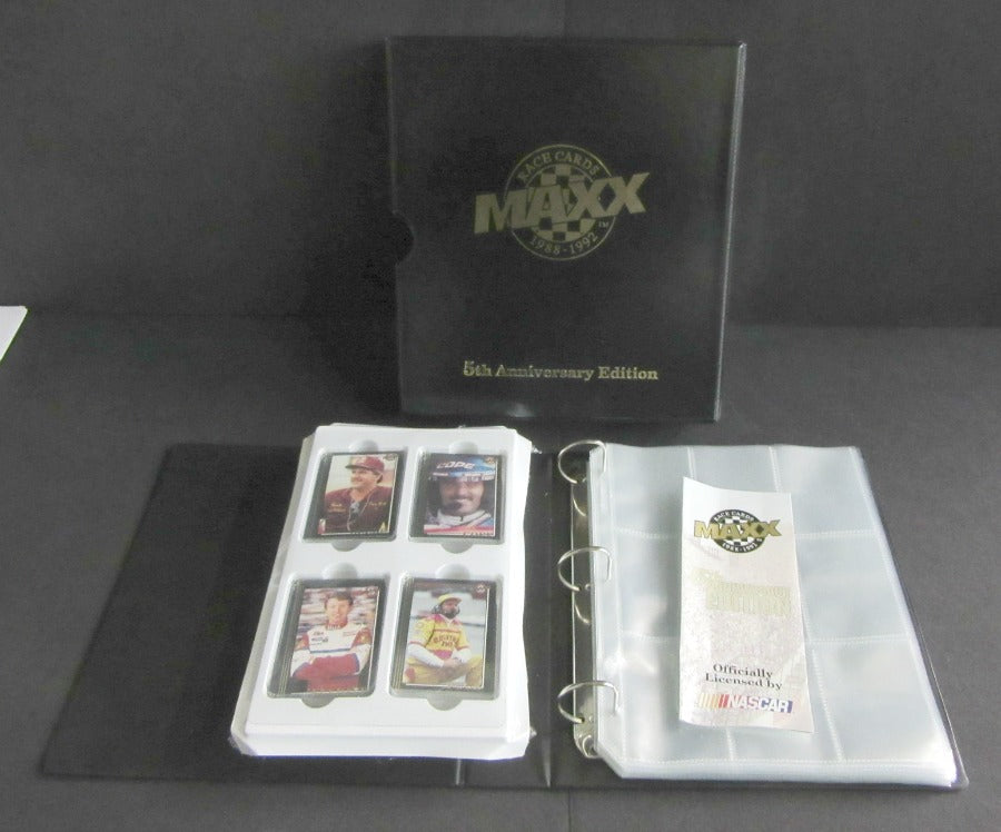 1992 Maxx Racing Race Cards Factory Set (w/ Black Binder)