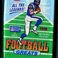 1990 Swell Football Unopened Wax Pack