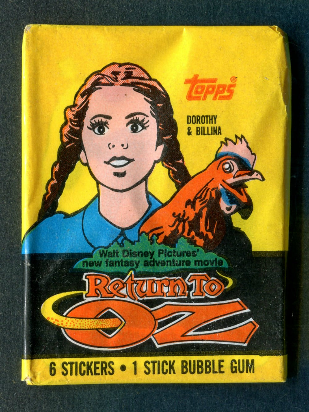 1985 Topps Return to Oz Unopened Wax Pack