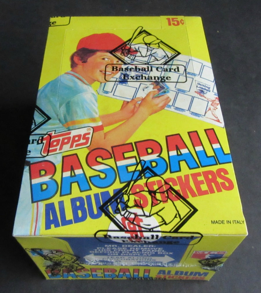 1981 Topps Baseball Album Stickers Unopened Box