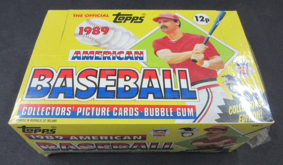 1989 Topps American Baseball Unopened Box