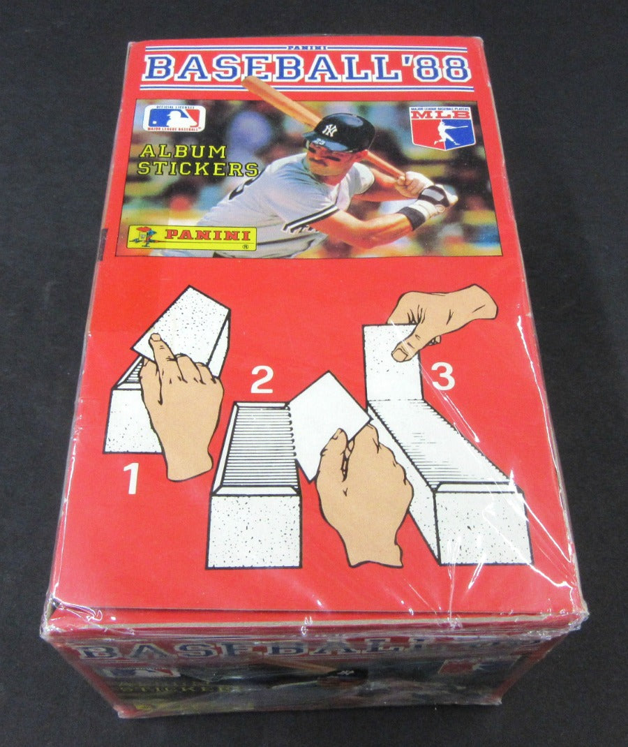 1988 Panini Baseball Album Sticker Box
