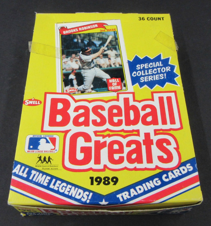 1989 Swell Baseball Greats Box