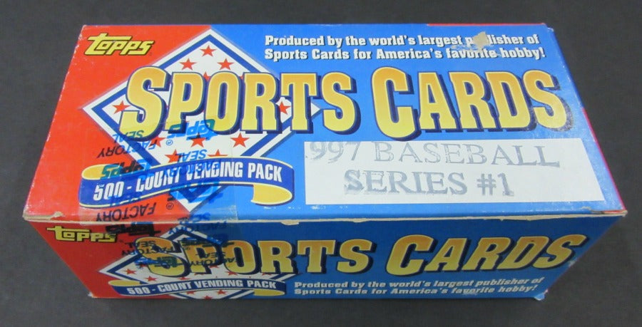 1997 Topps Baseball Series 1 Unopened Vending Box