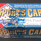 1994 Topps Football Unopened Series 1 Vending Box