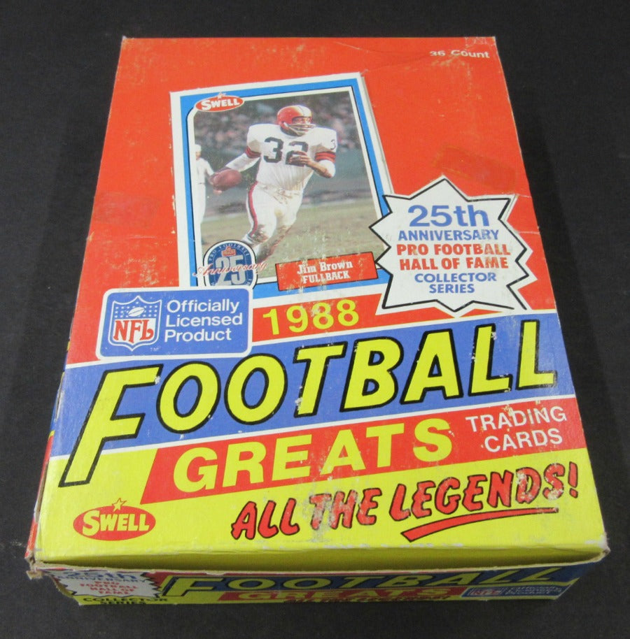 1988 Swell Football Greats Unopened Wax Box