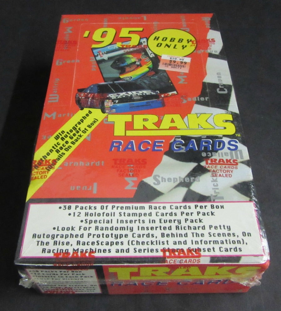 1995 Traks Racing Race Cards Box (Hobby)