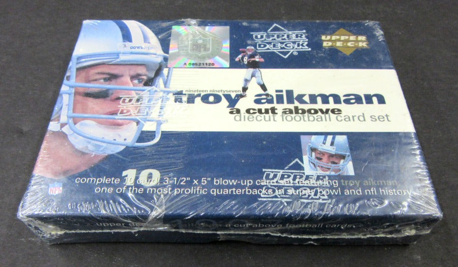 1997 Upper Deck Football Troy Aikman A Cut Above Factory Set
