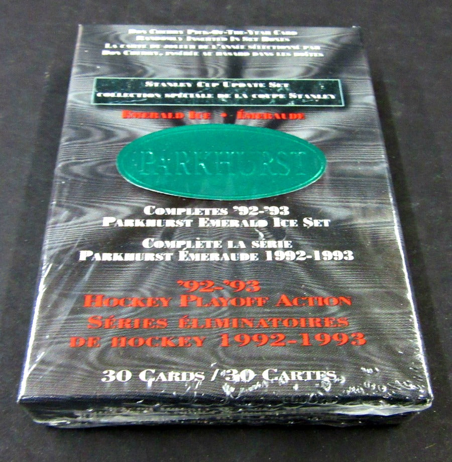 1992/93 Parkhurst Hockey Emerald Ice Stanley Cup Update Factory Set