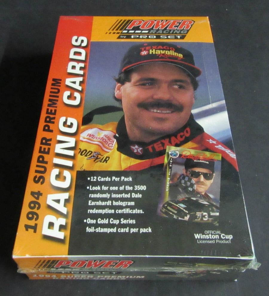 1994 Pro Set Power Racing Race Cards Box (36/12)
