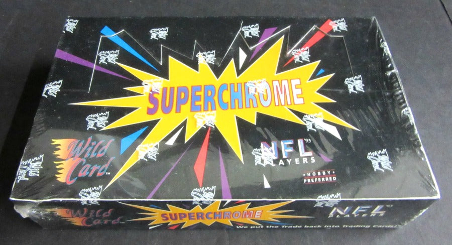 1993 Wild Card Superchrome NFL Football Box