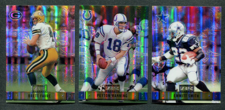 2000 Bowman Reserve Football Complete Base Set