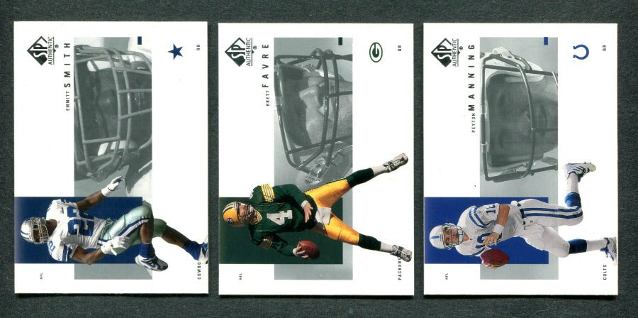 2001 Upper Deck SP Authentic Football Complete Base Set