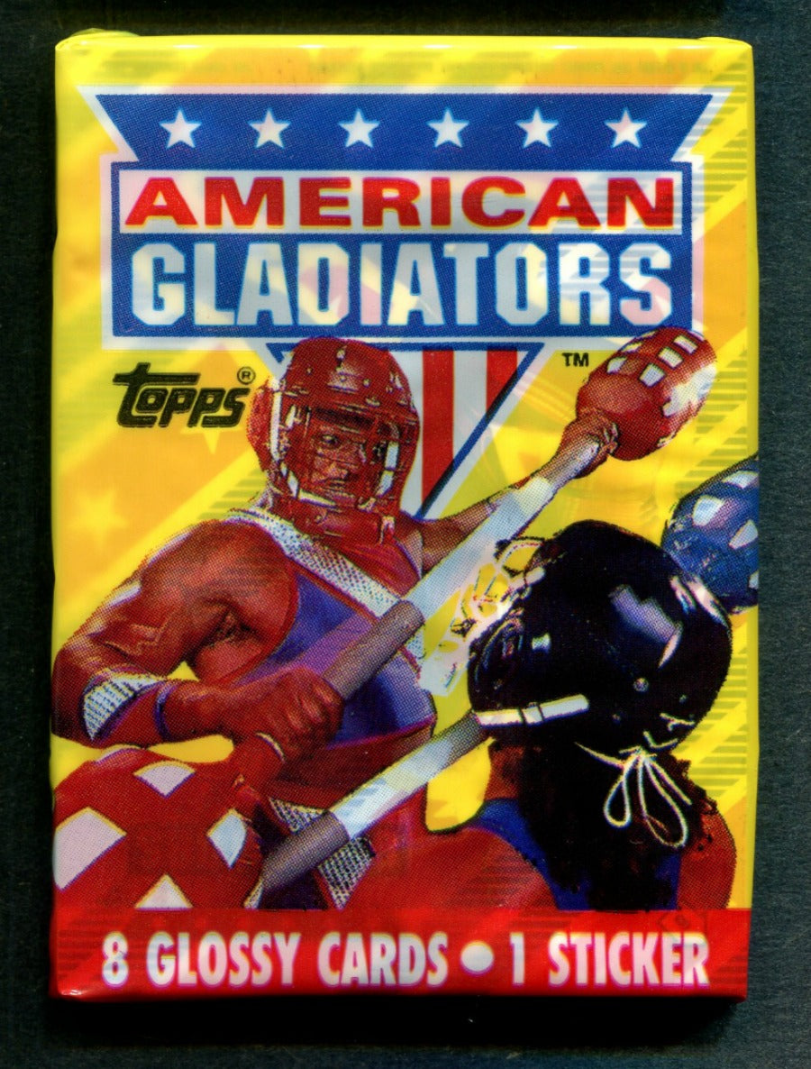 1991 Topps American Gladiators Unopened Pack