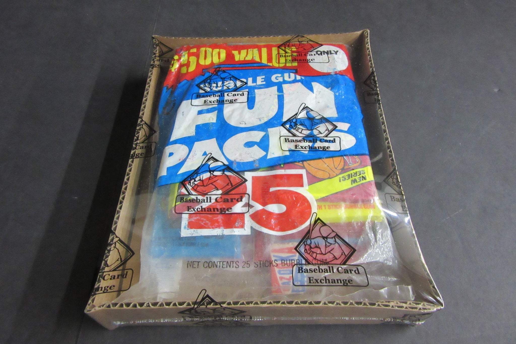 1981 Topps Fun Bag w/ 1981 Football Wax 81/82 Basketball Wax