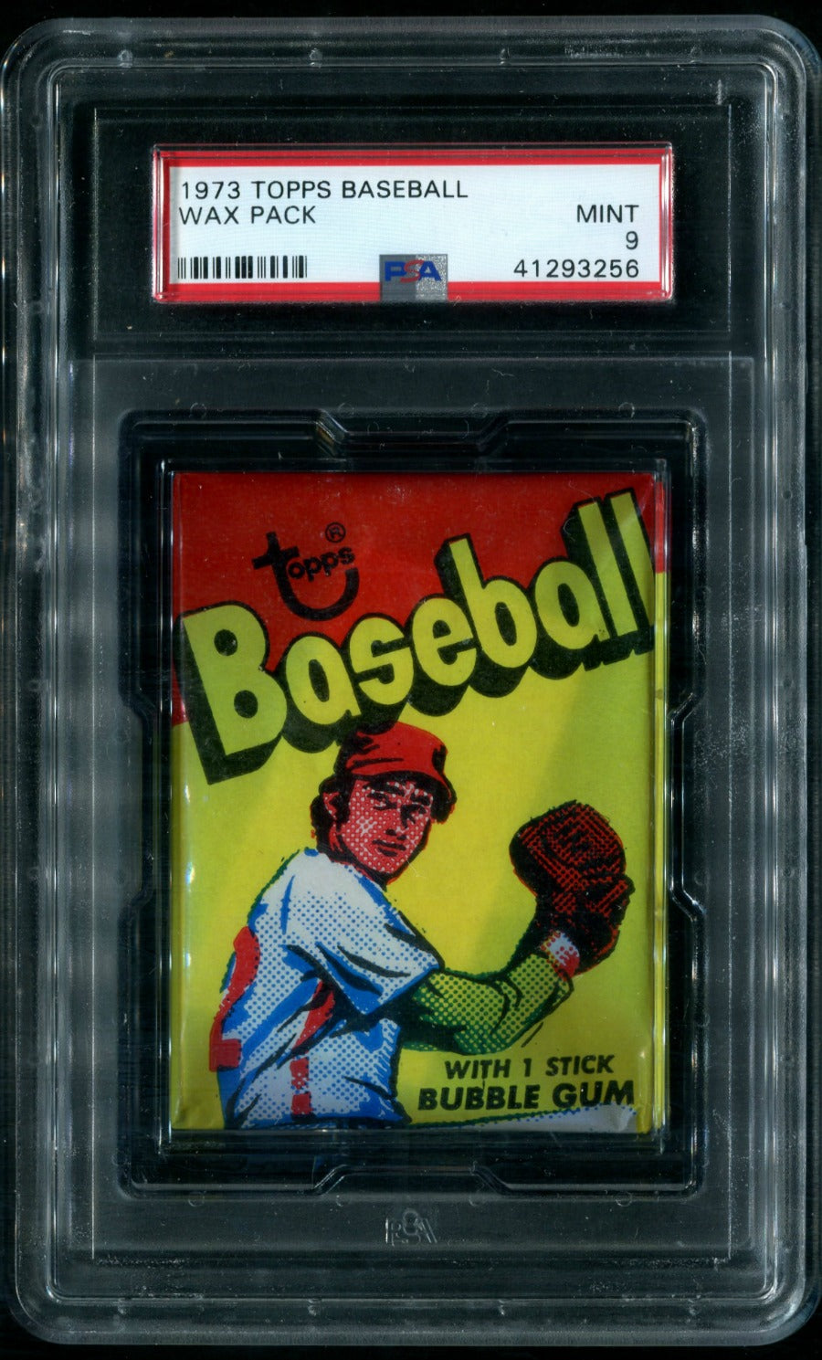 1973 Topps Baseball Unopened Wax Pack PSA 9