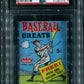 1961 Fleer Baseball Greats Unopened Wax Pack PSA 7