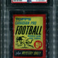 1963 Topps CFL Football Unopened 5 Cent Wax Pack PSA 7