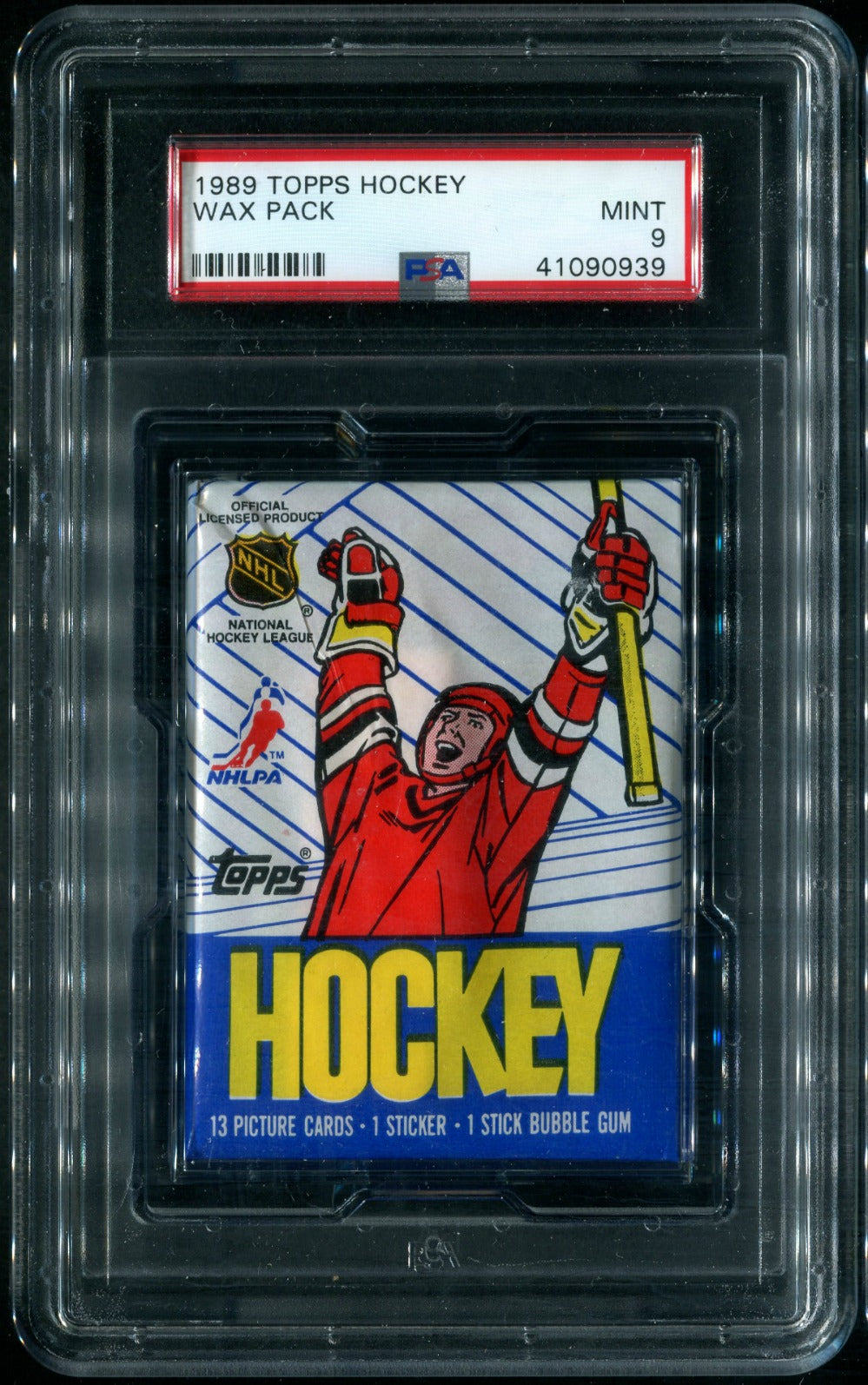 1989/90 Topps Hockey Unopened Wax Pack PSA 9