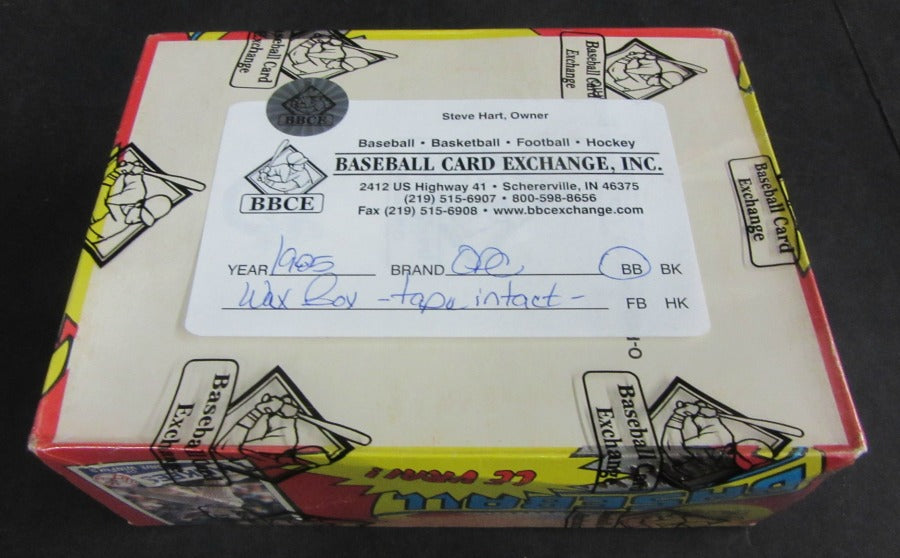 1985 OPC O-Pee-Chee Baseball Unopened Wax Box (Tape) (BBCE)