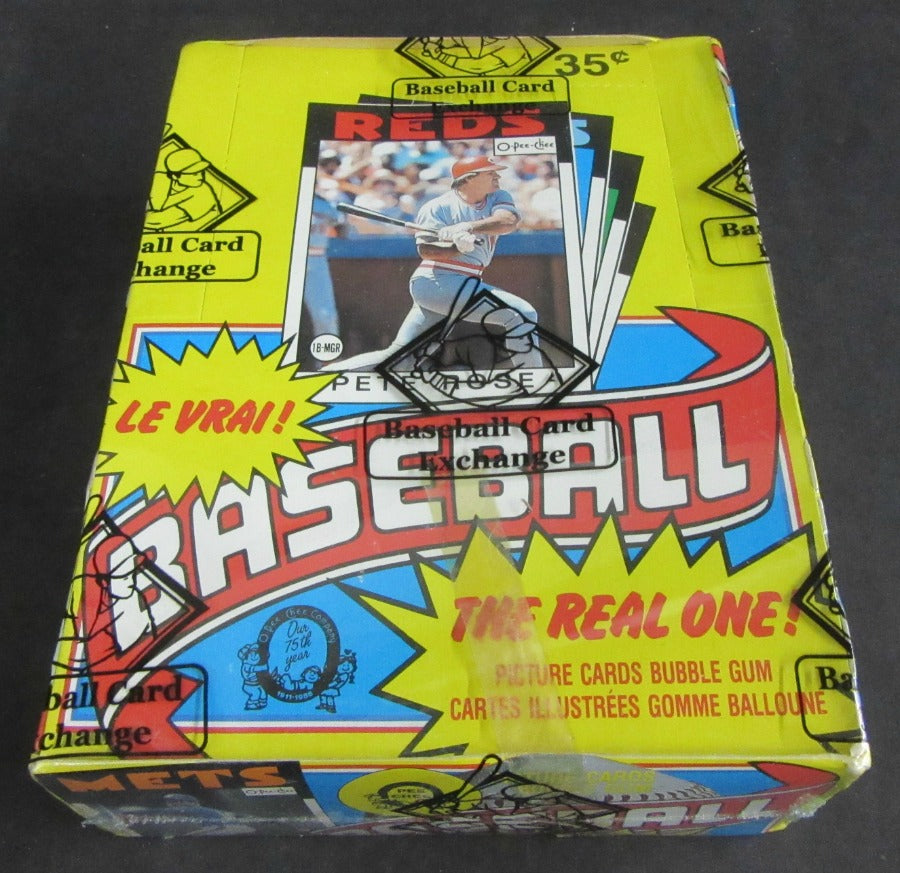 1986 OPC O-Pee-Chee Baseball Unopened Wax Box (Tape) (BBCE)