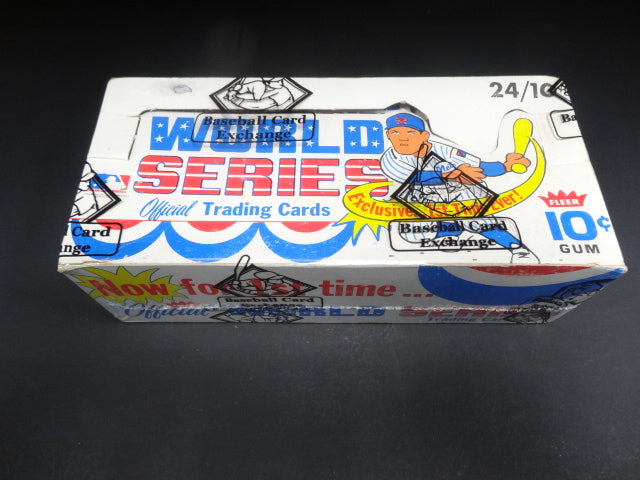 1970 Fleer Baseball World Series Wax Box (BBCE)