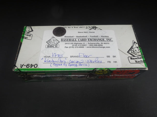 1975 Fleer Kustom Cars Unopened Series 2 Wax Box (Authenticate)