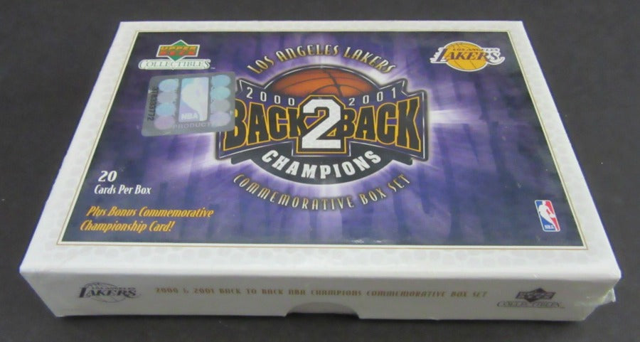 2000 2001 Upper Deck Basketball Los Angeles Lakers Champions Factory Set
