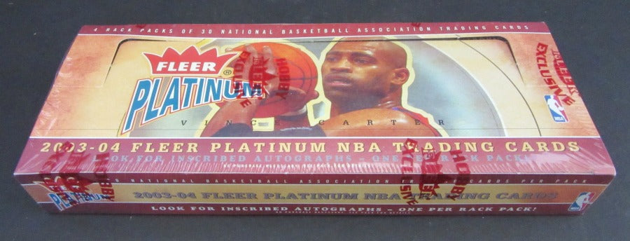 2003/04 Fleer Platinum Basketball Rack Box (Hobby)