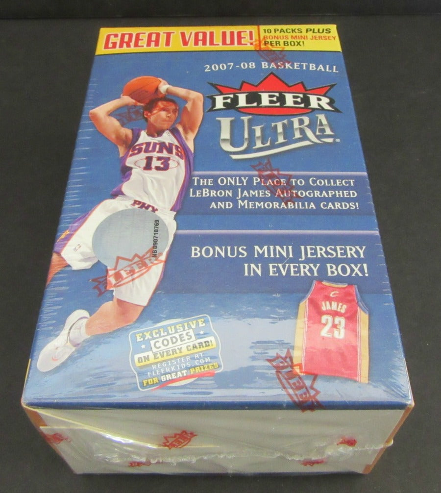 2007/08 Fleer Ultra Basketball Blaster Box (10/5 plus mini jersey)