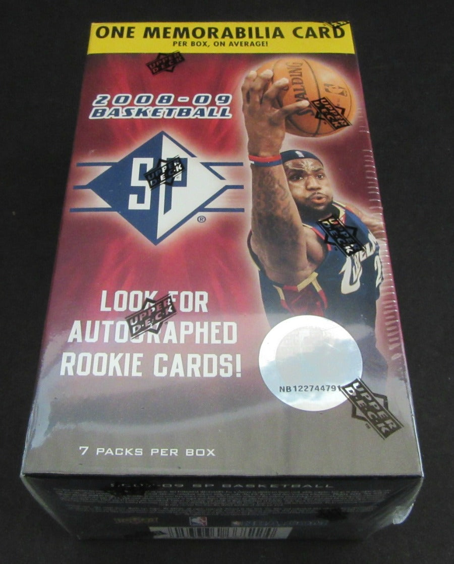 2008/09 Upper Deck SP Basketball Blaster Box (7/)