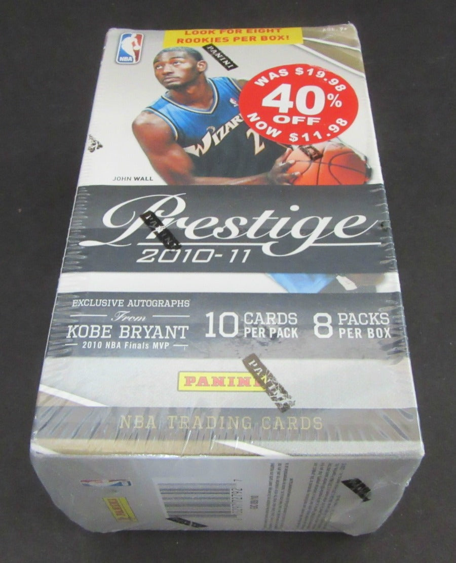 2010/11 Panini Prestige Basketball Blaster Box (10/8)