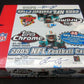 2005 Topps Chrome Football Box (Retail) (24/4)